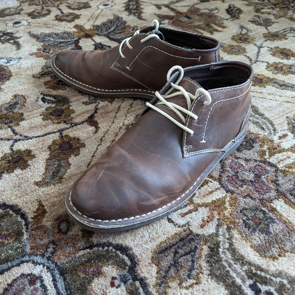 Kenneth Cole Reaction chukka mens 10.5 leather